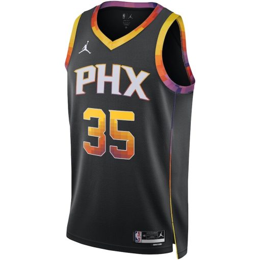 Jordan Phoenix Suns #35 Kevin Durant Unisex Swingman Jersey - Statement Edition - Black