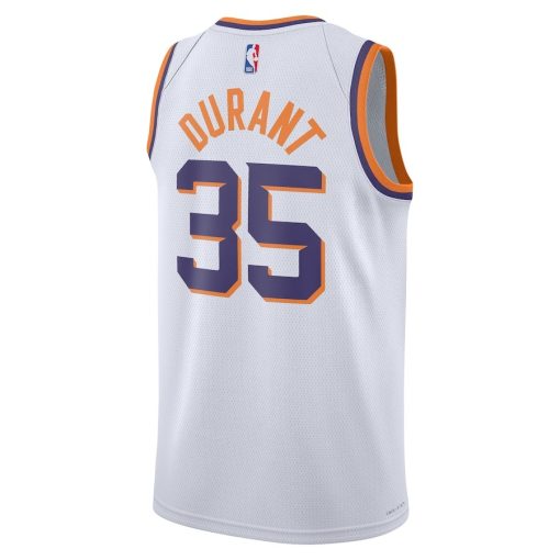 Nike Phoenix Suns #35 Kevin Durant  Unisex Swingman Jersey - Association Edition - White - Image 2