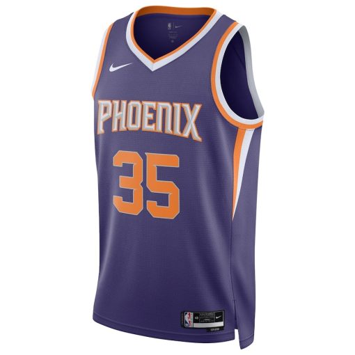 Nike Phoenix Suns #35 Kevin Durant Unisex Swingman Jersey - Icon Edition - Purple