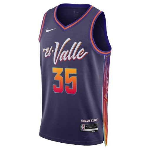 Nike Phoenix Suns #35 Kevin Durant Unisex 2023/24 Swingman Jersey - Purple - City Edition