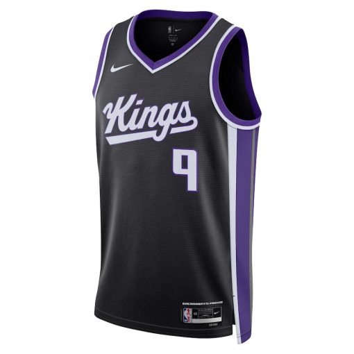 Nike Sacramento Kings #9 Kevin Huerter Unisex Swingman Jersey - Icon Edition - Black