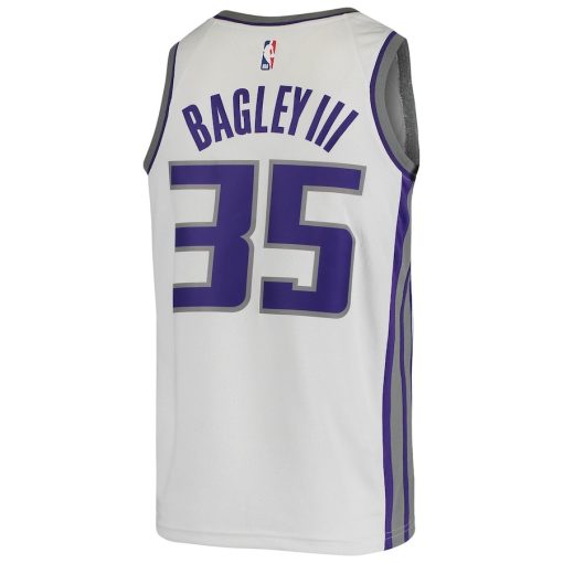 Nike Sacramento Kings #35 Marvin Bagley III Swingman Player Jersey - Association Edition - White - Image 2