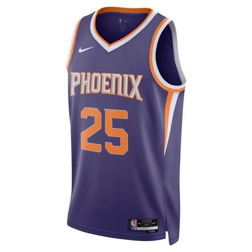 Nike Phoenix Suns #25 Mikal Bridges Unisex Swingman Jersey - Icon Edition - Purple