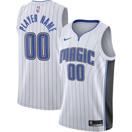 Nike Orlando Magic #00 2020/21 Swingman Custom Jersey - Association Edition - White - Image 3