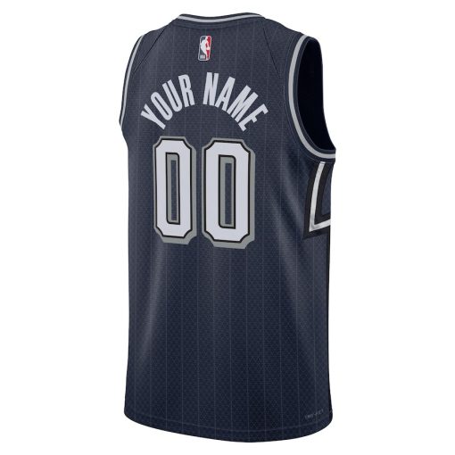 Nike Orlando Magic #00 Unisex 2023/24 Custom Swingman Jersey - Navy - City Edition - Image 2