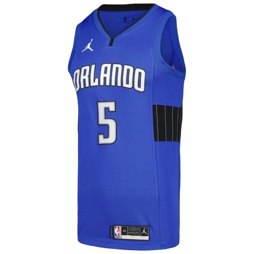 Jordan Orlando Magic #5 Paolo Banchero Swingman Player Jersey - Statement Edition - Royal