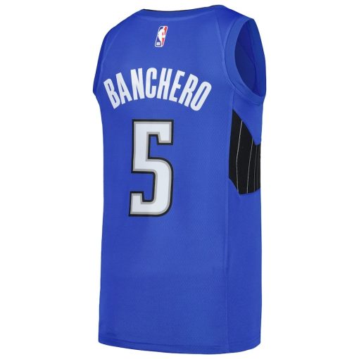 Nike Orlando Magic #5 Paolo Banchero Swingman Player Jersey - Statement Edition - Royal - Image 2