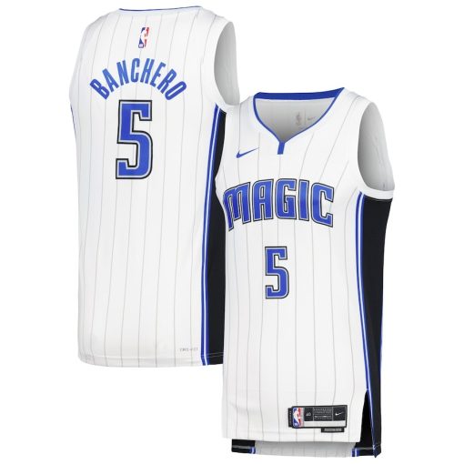 Nike Orlando Magic #5 Paolo Banchero Unisex Swingman Jersey - Association Edition - White - Image 3