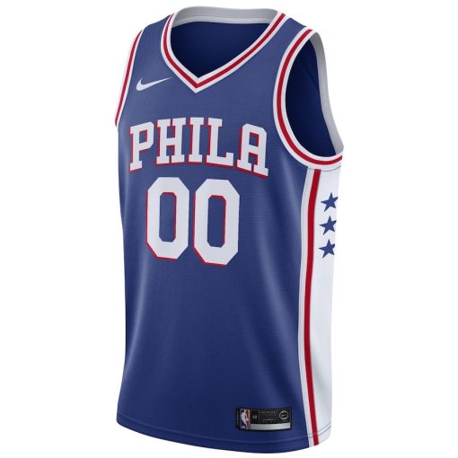 Nike Philadelphia 76ers #00 2020/21 Swingman Custom Jersey - Icon Edition - Royal