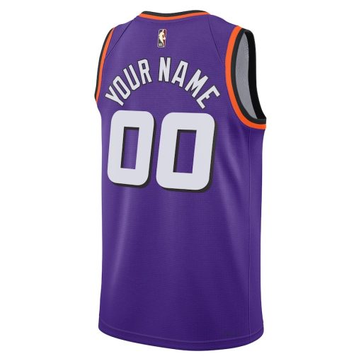 Nike Phoenix Suns #00 Unisex 2022/23 Custom Swingman Jersey - Classic Edition - Purple - Image 2