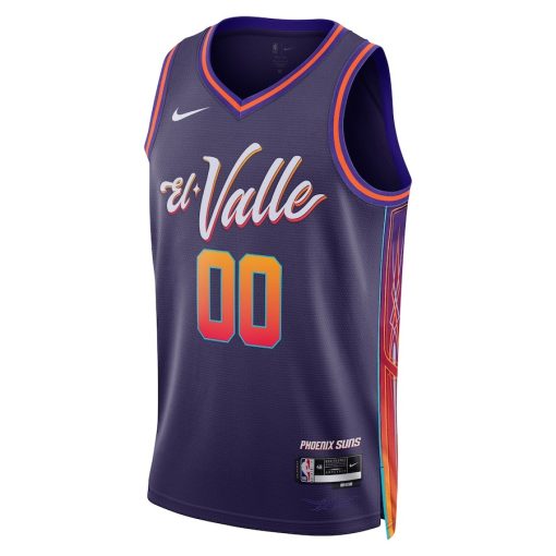 Nike Phoenix Suns #00 Unisex 2023/24 Custom Swingman Jersey - Purple - City Edition