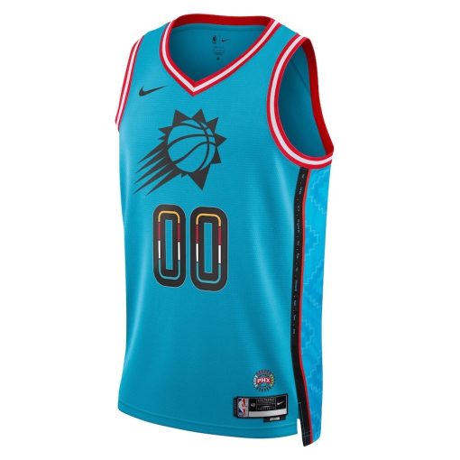 Nike Phoenix Suns #00 Unisex 2022/23 Swingman Custom Jersey - City Edition - Turquoise