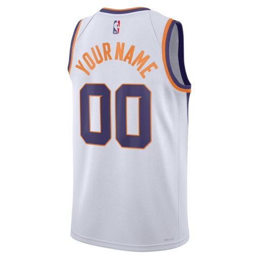 Nike Phoenix Suns #10 Unisex 2022/23 Swingman Custom Jersey White - Association Edition - Image 2