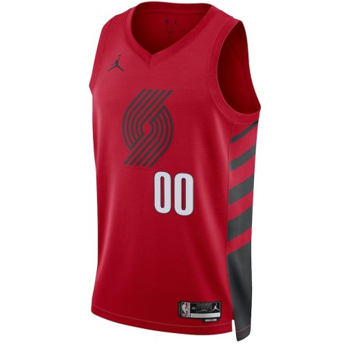 Jordan Portland Trail Blazers #00 Unisex 2022/23 Swingman Custom Jersey - Statement Edition - Red