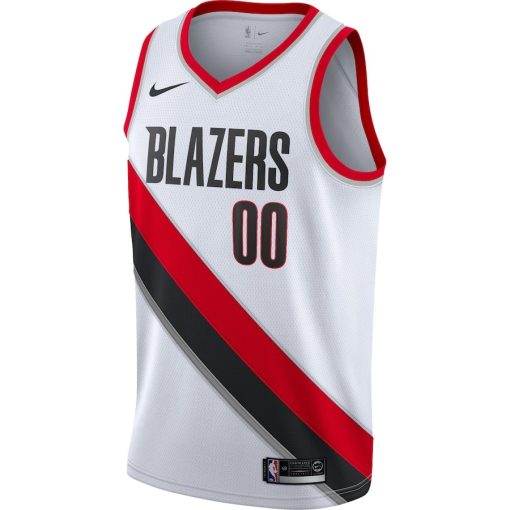 Nike Portland Trail Blazers #00 2020/21 Swingman Custom Jersey - Association Edition - White
