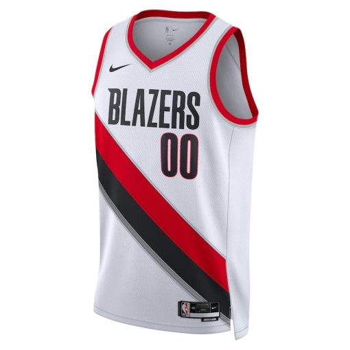Nike Portland Trail Blazers #00 Unisex Swingman Custom Jersey White - Association Edition