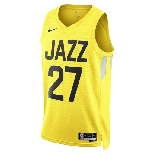 Nike Utah Jazz #27 Rudy Gobert Unisex Swingman Jersey - Icon Edition - Gold