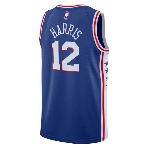 Nike Philadelphia 76ers #12 Tobias Harris Unisex Swingman Jersey - Icon Edition - Royal - Image 2