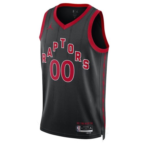Jordan Toronto Raptors #00 Unisex 2022/23 Swingman Custom Jersey - Statement Edition - Black