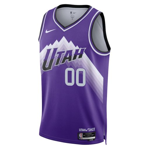 Nike Utah Jazz #00 Unisex 2023/24 Custom Swingman Jersey - Purple - City Edition
