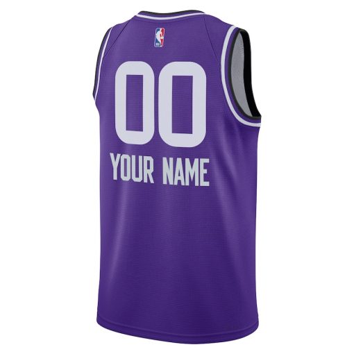Nike Utah Jazz #00 Unisex 2023/24 Custom Swingman Jersey - Purple - City Edition - Image 2