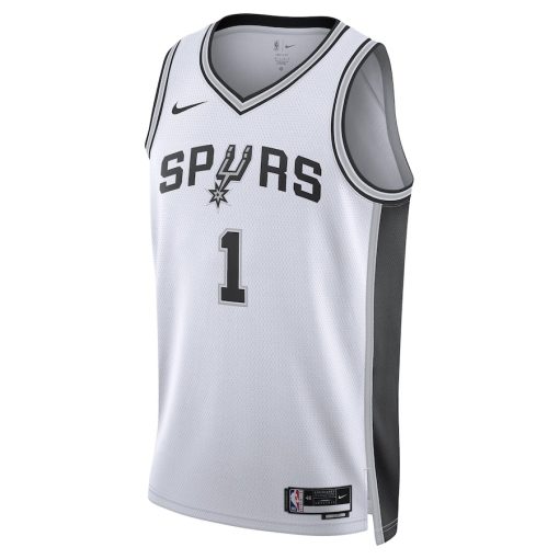 Nike San Antonio Spurs #1 Victor Wembanyama Unisex Swingman Jersey - Association Edition - White