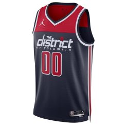 Jordan Washington Wizards #00 Unisex 2022/23 Swingman Custom Jersey - Statement Edition - Navy