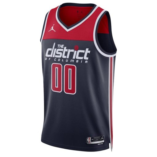 Jordan Washington Wizards #00 Unisex 2022/23 Swingman Custom Jersey - Statement Edition - Navy