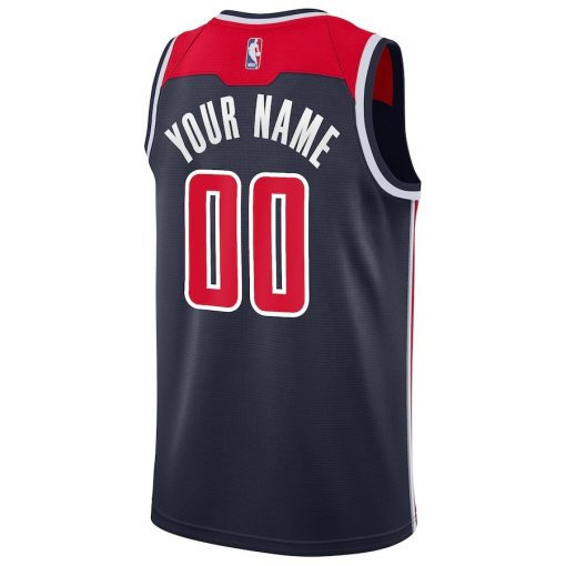 Nike Washington Wizards #00 2019/20 Custom Swingman Jersey Navy - Statement Edition - Image 2