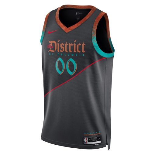 Nike Washington Wizards #00 Unisex 2023/24 Custom Swingman Jersey - Black - City Edition
