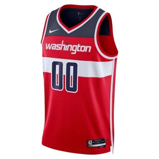 Nike Washington Wizards #00 Unisex Swingman Custom Jersey Red - Icon Edition